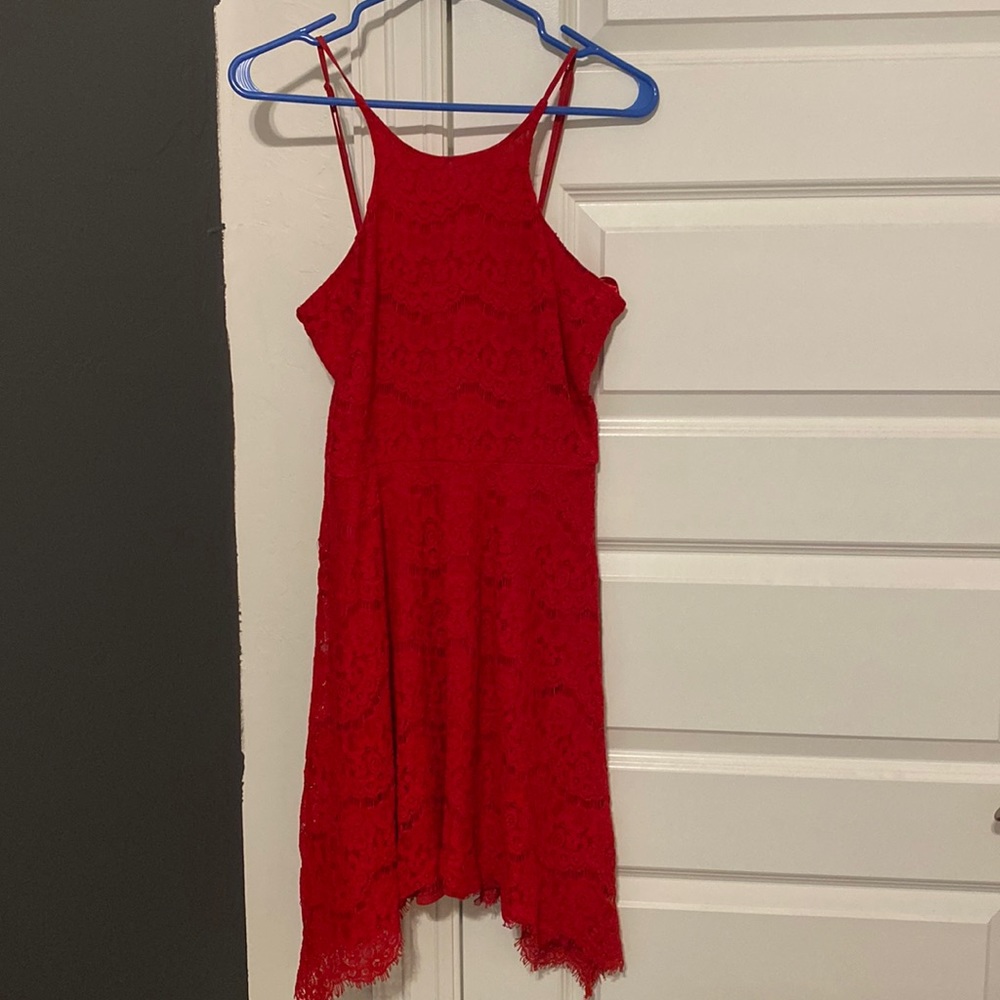 Red dress